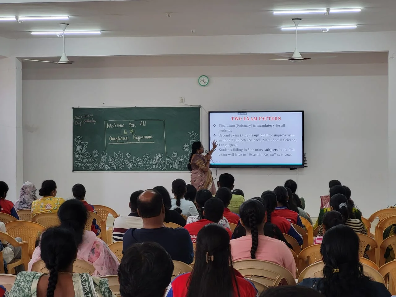 Orientation Programme for Grade 10 Students and parents on new 2 exam pattern